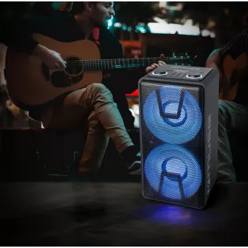 Muse Party Box kolonėlė M-1805 DJ 150 W belaidis ryšys Juoda Bluetooth