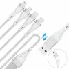 4smarts 541024 USB laidas 1,2 m USB A / USB C / Micro USB / Lightning baltas (541024)