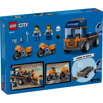 LEGO CITY 60491 Motociklų vežėjas