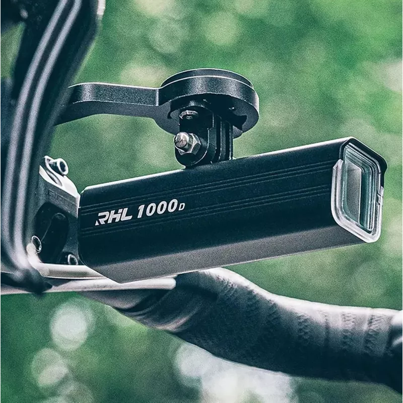 Rockbros RHL1500 priekinis dviračio žibintas, 1500 lm, 5000 mAh, IPX6, juodas