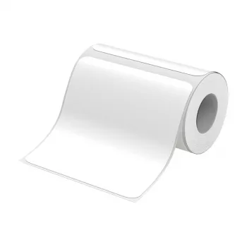 Termoetiketės NIIMBOT T100×100-75 (baltos) – 100×100 mm, 75 etikečių ritinys