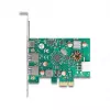 DeLOCK PCI Express x1 plokštė USB Type-C PD 30W 2x USB Type-A 5Gbps