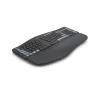 Belaidė ergonominė klaviatūra HAMA WK-900 Black USB, kompaktiškas išdėstymas