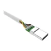 USB kabelis Silicon Power Boost Link PVC LK10AC 1m USB-A USB-C baltas