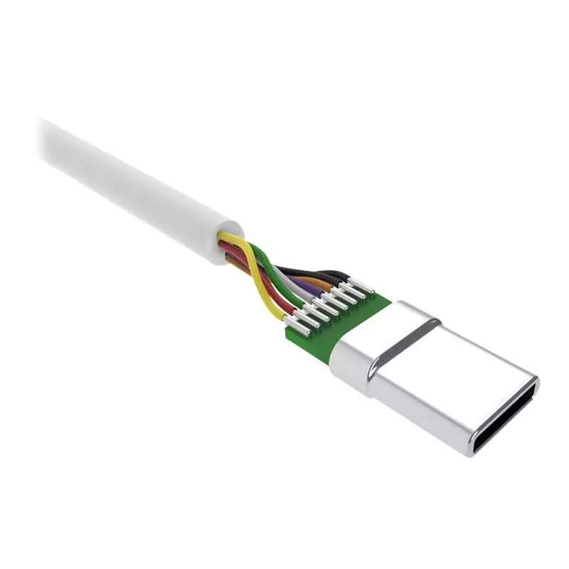 USB kabelis Silicon Power Boost Link PVC LK10AC 1m USB-A USB-C baltas