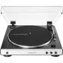 Patefonas Audio-Technica AT-LP60XBTWH su belaidžiu Bluetooth ryšiu, juodas/baltas