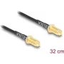 Koaksialinis kabelis DELOCK 90893 RG-174 0,32 m RP-SMA į RP-SMA juodas
