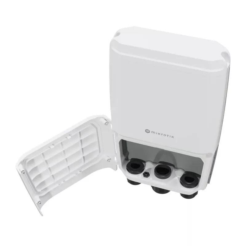 Mikrotik CRS504-4XQ-OUT valdomas L3 tinklo jungiklis Fast Ethernet (10/100) PoE 1U balta