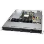 Supermicro SC815 TQC4-605WB2 – 1U stovo korpusas – SATA/SAS – karštai keičiami diskų krepšeliai – 600 W – juodas
