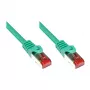 Tinklo kabelis Alcasa 3 m Cat6 RJ-45 S/FTP žalias