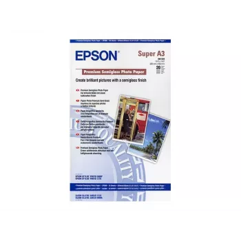 Epson Premium Semigloss Photo Popierius, DIN A3+, 250 g/m², 20 lapų