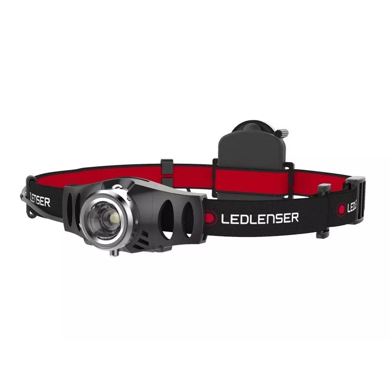 Priekinė LED lempa su galvos juosta Led Lenser H3.2 Juoda Raudona