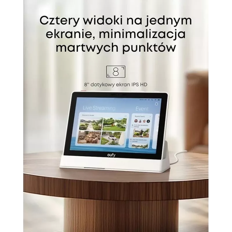 Buitinės apsaugos asistentas Anker Eufy T87A03W1 išmanusis įrenginys Juoda/Balta