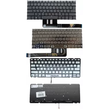 Lenovo KB316243 klaviatūra, skirta Yoga 7, JAV išdėstymas, juoda/pilka