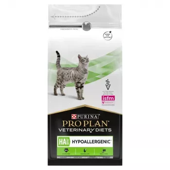 PURINA Pro Plan Veterinary Diets Feline HA St/Ox Hypoallergenic - Sausas kačių ėdalas - 1,3 kg