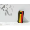Apsauginis dėklas Samsung Galaxy S10e, medžio ir polikarbonato, reggae juoda