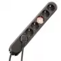 Bachmann SMART 381.148K ilgintuvas su 6 lizdais (Schuko), 3 m, be jungiklio, juodas