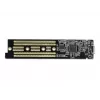 SSD korpusas DeLOCK 42620 išorinis korpusas M.2 NVMe PCIe SSD su USB Type-C moterišku permatomu