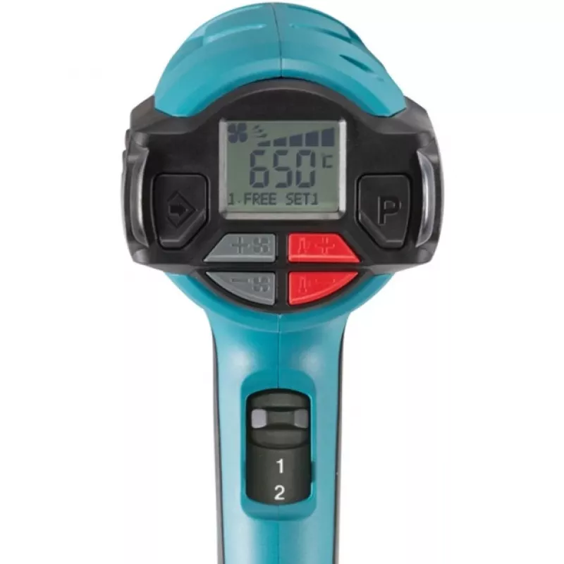Karšto oro pistoletas Makita HG6531CK 2000 W 650 °C 550 l/min Žalias
