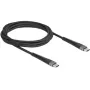 DeLOCK USB kabelis USB 2.0 2 m USB C juodas 81125