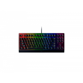 Mechaninė žaidimų klaviatūra „Razer BlackWidow V3 Tenkeyless“ – laidas, RGB LED apšvietimas