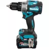 Makita HP001GD201 XGT 40 V akumuliatorinis smūginis gręžtuvas, du akumuliatoriai ir įkroviklis