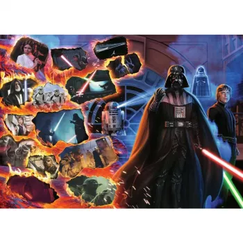 Dėlionė Ravensburger Star Wars Villainous Darth Vader 1000 dalių