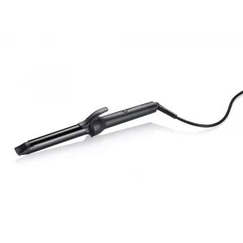 Plaukų tiesintuvas SEVERIN LS 0822 — šiltoji technologija, 250 W, 130 °C min, keraminės plokštelės, 2,8 m laidas, juoda/pilka