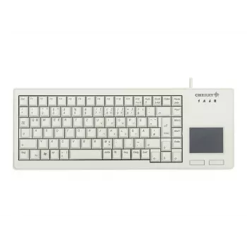 CHERRY XS jutiklinės dalies klaviatūra universali USB QWERTZ vokiška pilka