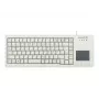 CHERRY XS jutiklinės dalies klaviatūra universali USB QWERTZ vokiška pilka