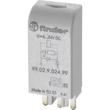 Finder 99.02.9.060.99 – Relė 12V 30A su laikikliu