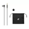 Lavininis mikrofonas Sennheiser XS LAV MOBILE, segtukinis, kondensatorinis, įvairiakryptis, 2 m kabelis, 3,5 mm, 50–18000 Hz, 19 g, juodas