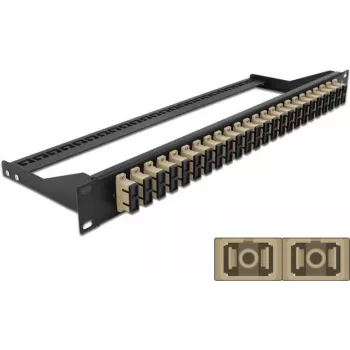 Pataisos skydelis 1U DeLOCK 43394 SC jungtys