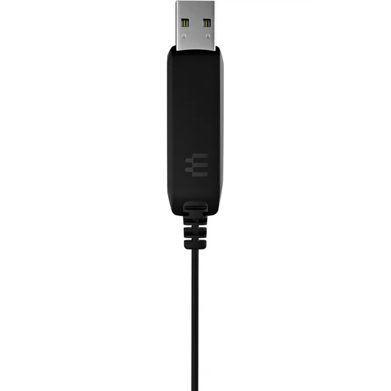 Sennheiser PC 7 USB ausinės – laidinės, vienos ausies, biurui ir kontaktų centrams, USB-A, juodos