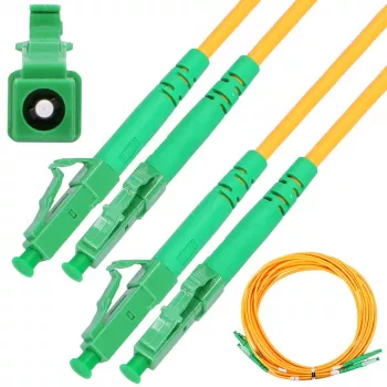 Patchcord Extralink LC/APC–LC/APC Vienmodis Dupleksas 9/125 µm G.657.A1 5 m