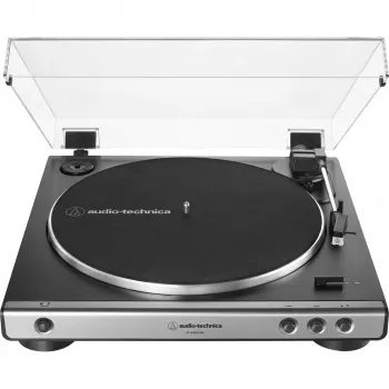 Audio-Technica AT-LP60XUSB automatinė juostinė pavara analoginis ir USB grotuvas juodas