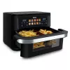 Karšto oro gruzdintuvė Tristar FR-9078 Double 10 L, 2800 W, liečiamasis valdymas, LCD, juoda/nerūdijantis plienas
