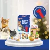 Dovanų dėžutė kačių skanėstams INABA Churu – asortimentas kreminių skanėstų katėms, multipack