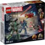 Konstrukcinis žaislas LEGO Marvel Super Heroes Geležinis žmogus ir Kariauninkas 76320, 204 detalės, 2 minifigūrėlės, 100 mm aukštis