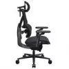 Gaming kėdė thunder x3 FLEX Pro Fabric Grey – ergonomiška sukamoji kėdė su reguliuojamomis porankiais ir atlošimu