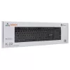 SBOX K-22 US Black – laidinis USB klaviatūra, JAV išdėstymas, juoda