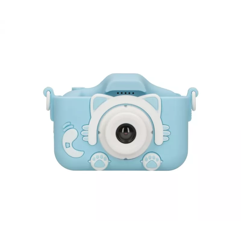 Vaikų skaitmeninis fotoaparatas Extralink H27 Single Blue – 1080P 30fps, 2.0 colio ekranas