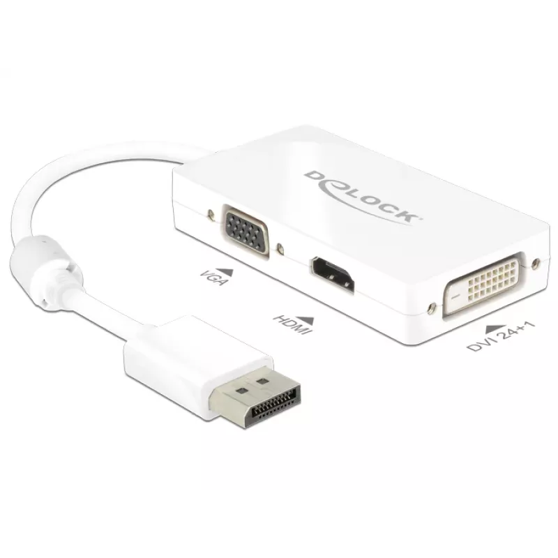 Laidas DeLOCK 0,16 m DisplayPort VGA HDMI DVI-D