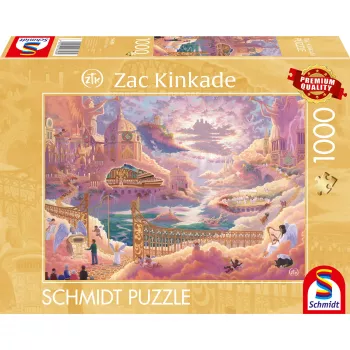 Dėlionė Schmidt Spiele 58608 Zac Kinkade Kingdom of Heaven – 1000 dalių, fantastinis paveikslas