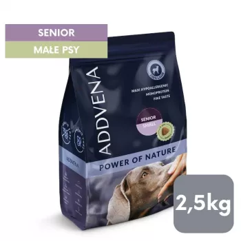 ADDVENA Power of Nature Senior Small Ėriena – sausas šunų ėdalas – 2,5 kg