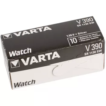 VARTA Silver-Oxid laikrodžio elementas, V390 (SR54), 1,55 V, 80 mAh (00390 101 401)