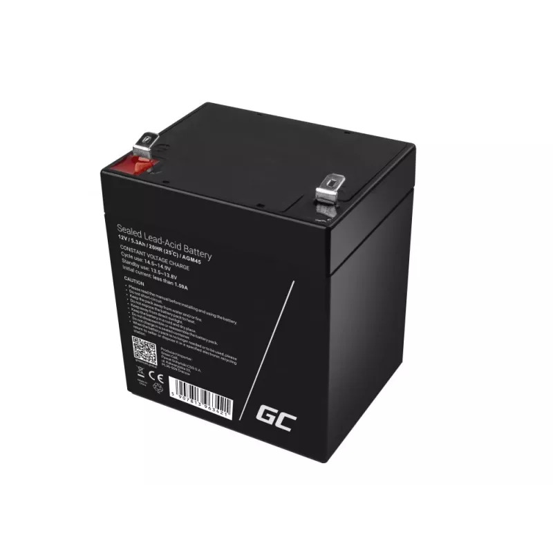 Green Cell AGM45 UPS baterija sandarus švino rūgšties (VRLA) 12 V 5,3 Ah