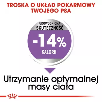 Sausas šunų ėdalas Royal Canin Mini Sterilised Care — 3 kg, vištiena, sterilizuotoms mažoms veislėms (5–10 kg), suaugusiems, 30% baltymų