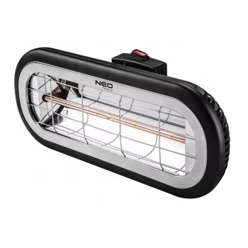 NEO TOOLS 90-032 elektrinis infraraudonasis šildytuvas 2000 W, juodas, vidaus ir lauko naudojimui