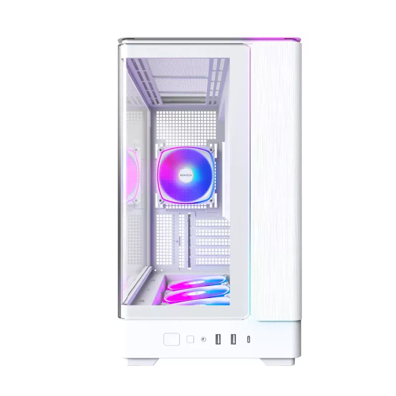 Korpusas Montech KING 15 PRO White – Micro ATX / Mini-ITX, Midi Tower